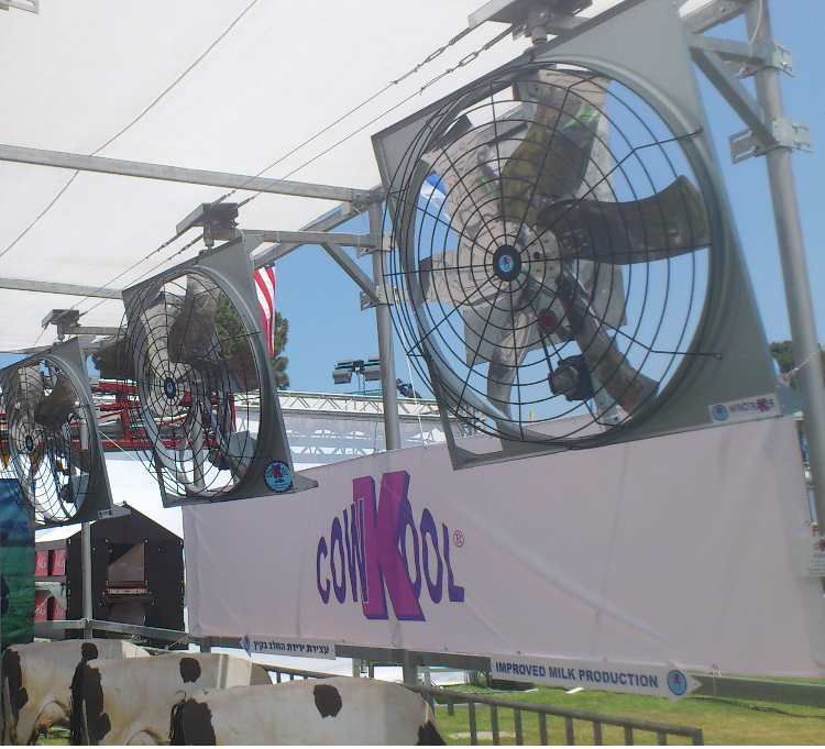 מאווררי MegaFan Windtraker בפעולה