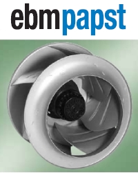מפוח צנטרפוגלי-כנפיים מוטות לאחור ebm papst